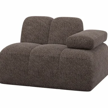 Sale WOOOD Mojo 1-zits Element Arm Rechts Wollig Bruin