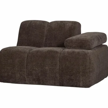 Clearance WOOOD Mojo 1-zits Element Arm Rechts Ribstof Bruin