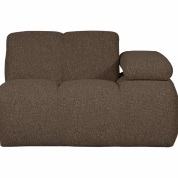 Best WOOOD Mojo 1-zits Element Arm Rechts Bouclé Bruin Melange