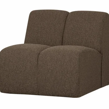Sale WOOOD Mojo 1-zits Element Bouclé Bruin Melange