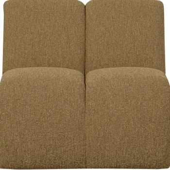 Outlet WOOOD Mojo 1-zits Element Bouclé Geel/bruin Melange