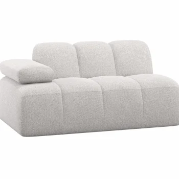 Online WOOOD Mojo 1,5-zits Element Arm Links Bouclé Ecru Melange