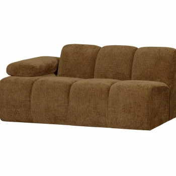 Outlet WOOOD Mojo 1,5-zits Element Arm Links Ribstof Honinggeel