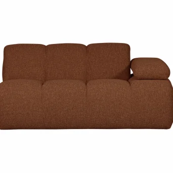 Sale WOOOD Mojo 1,5-zits Element Arm Rechts Bouclé Roestbruin Melange