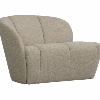 Hot WOOOD Mojo 2-zits Bankje Links Bouclé Beige Melange