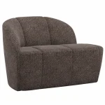 Outlet WOOOD Mojo 2-zits Bankje Links Wollig Bruin