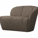 Fashion WOOOD Mojo 2-zits Bankje Rechts Bouclé Bruin Melange