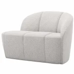 Hot WOOOD Mojo 2-zits Bankje Rechts Bouclé Ecru Melange