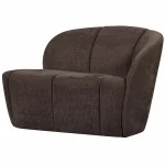 Hot WOOOD Mojo 2-zits Bankje Rechts Ribstof Bruin