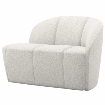 Fashion WOOOD Mojo 2-zits Bankje Rechts Wollig Ecru