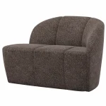 Fashion WOOOD Mojo 2-zits Bankje Rechts Wollig Bruin