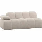 Outlet WOOOD Mojo 2-zits Element Arm Links Ribstof Ecru