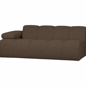 Sale WOOOD Mojo 2-zits Element Arm Links Bouclé Bruin Melange