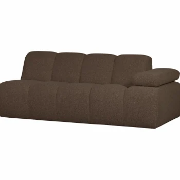 Discount WOOOD Mojo 2-zits Element Arm Rechts Bouclé Bruin Melange