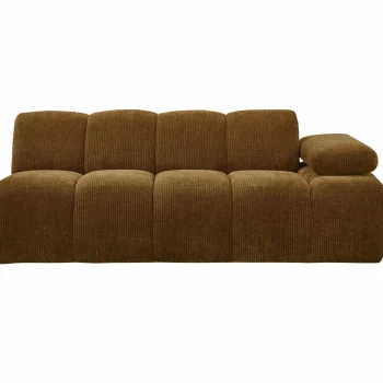 Sale WOOOD Mojo 2-zits Element Arm Rechts Ribstof Honinggeel