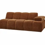 Discount WOOOD Mojo 2-zits Element Arm Rechts Ribstof Roestbruin