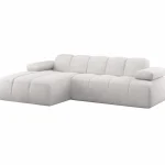 Sale WOOOD Mojo Chaise Longue Bank Links Bouclé Ecru Melange