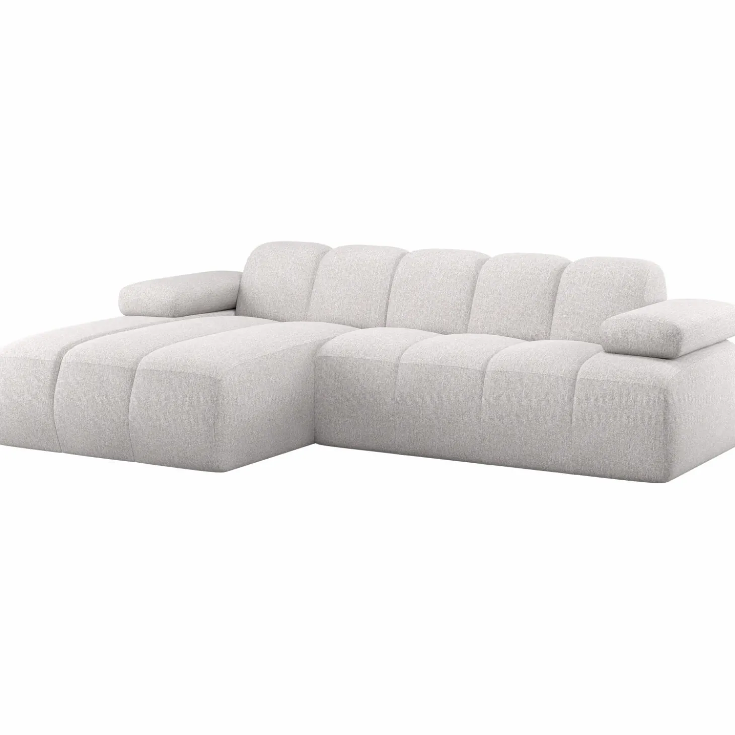 mojo-chaise-longue-bank-links-iqYxMXwb-0.webp Sale WOOOD Mojo Chaise Longue Bank Links Bouclé Ecru Melange