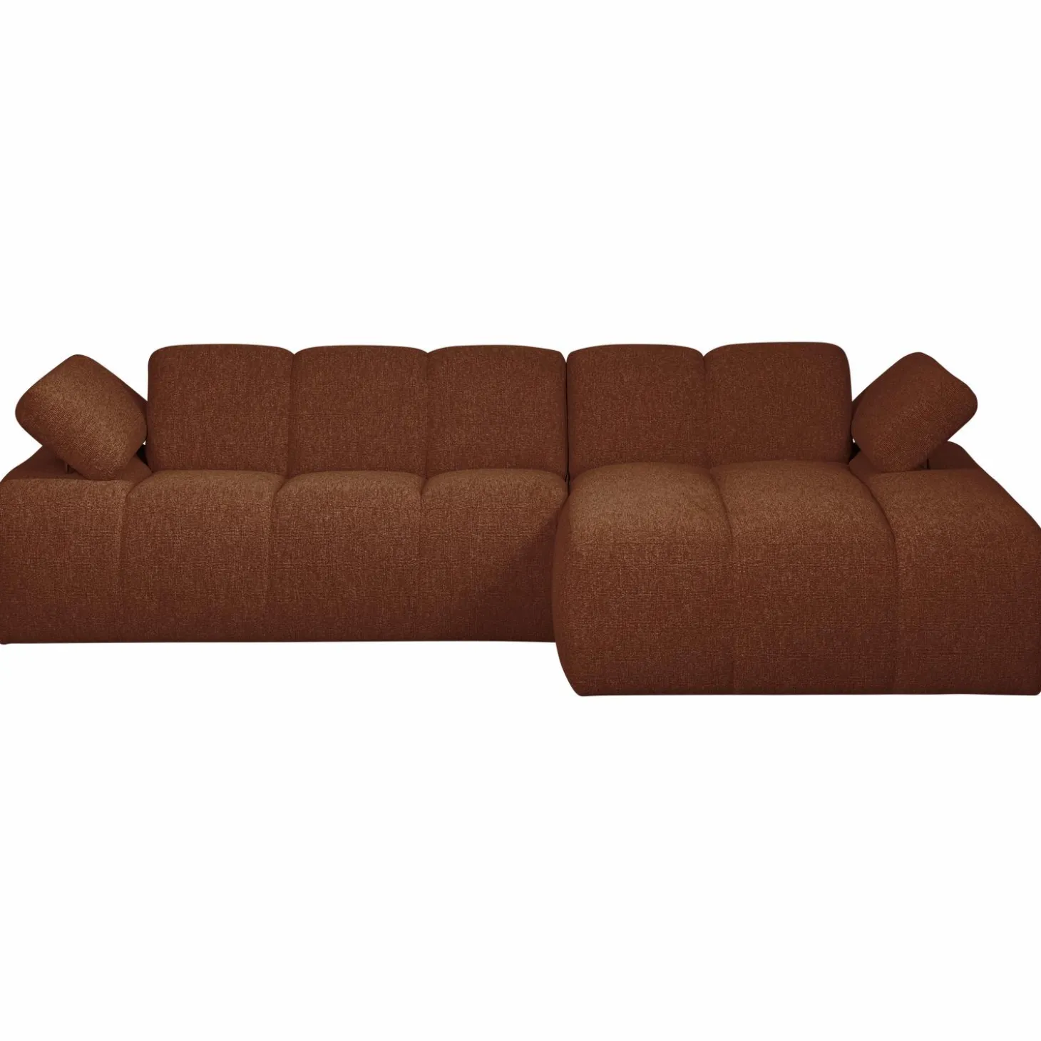 mojo-chaise-longue-bank-rechts-RPCpgdiS-2.webp Outlet WOOOD Mojo Chaise Longue Bank Rechts Bouclé Roestbruin Melange