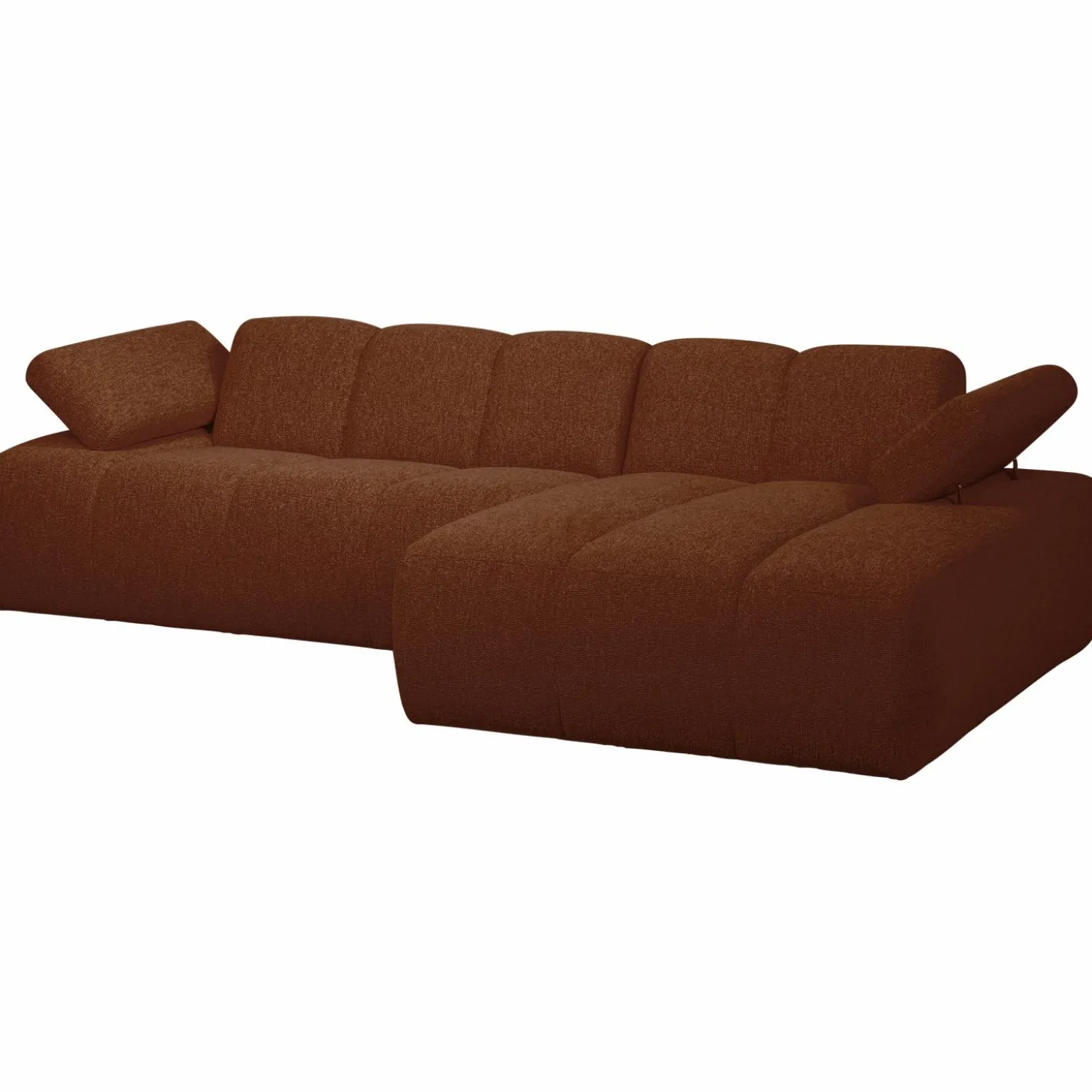 mojo-chaise-longue-bank-rechts-RPCpgdiS-3.webp Outlet WOOOD Mojo Chaise Longue Bank Rechts Bouclé Roestbruin Melange