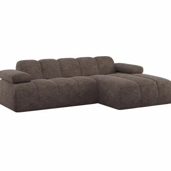 Sale WOOOD Mojo Chaise Longue Bank Rechts Wollig Bruin
