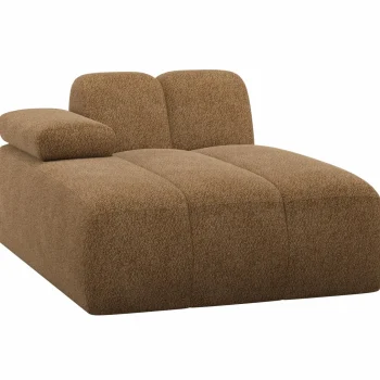 Best WOOOD Mojo Chaise Longue Element Links Wollig Honinggeel