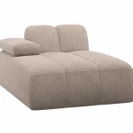 Discount WOOOD Mojo Chaise Longue Element Links Wollig Donkerzand