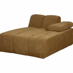 Outlet WOOOD Mojo Chaise Longue Element Rechts Ribstof Honinggeel