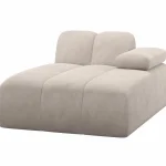 Clearance WOOOD Mojo Chaise Longue Element Rechts Ribstof Ecru