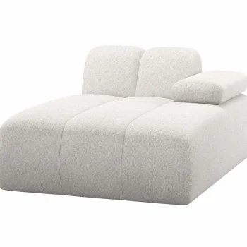 Fashion WOOOD Mojo Chaise Longue Element Rechts Wollig Ecru
