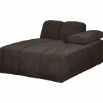Outlet WOOOD Mojo Chaise Longue Element Rechts Ribstof Bruin