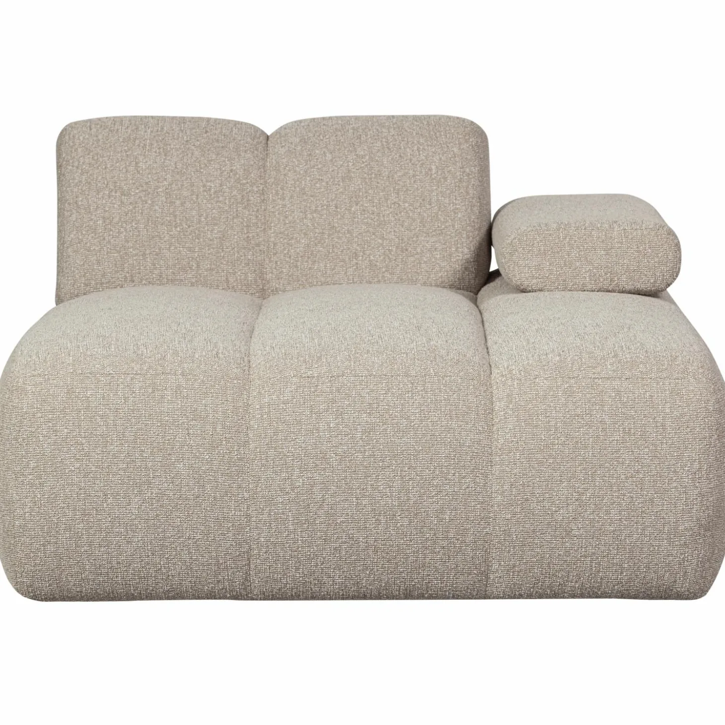mojo-chaise-longue-element-rec-ygngprmF-1.webp Clearance WOOOD Mojo Chaise Longue Element Rechts Bouclé Beige Melange