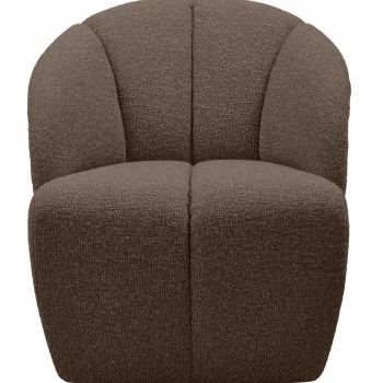 Discount WOOOD Mojo Draaifauteuil Bouclé Bruin Melange