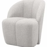 Discount WOOOD Mojo Draaifauteuil Bouclé Ecru Melange
