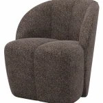 Online WOOOD Mojo Draaifauteuil Wollig Bruin