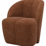 Sale WOOOD Mojo Draaifauteuil Wollig Roestbruin