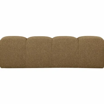 Hot WOOOD Mojo Eetbankje 164 Cm Bouclé Geel/bruin Melange