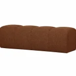 Best WOOOD Mojo Eetbankje 164 Cm Bouclé Roestbruin Melange