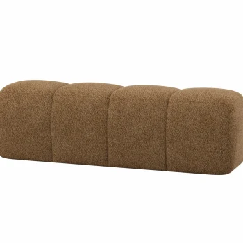 Online WOOOD Mojo Eetbankje 164 Cm Wollig Honinggeel