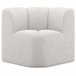 Sale WOOOD Mojo Eetbankje Hoek Met Rugleuning Bouclé Ecru Melange