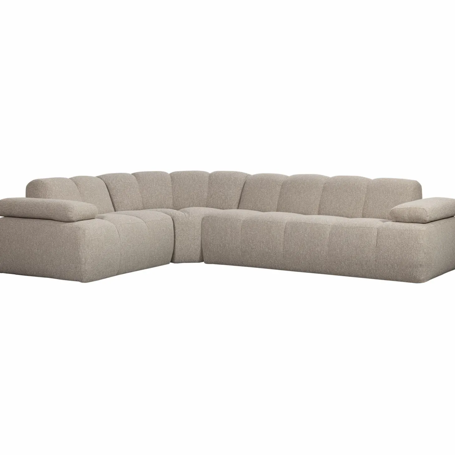 mojo-hoekbank-links-boucl-beig-EykfKlLg-0.webp Clearance WOOOD Mojo Hoekbank Links Bouclé Beige Melange