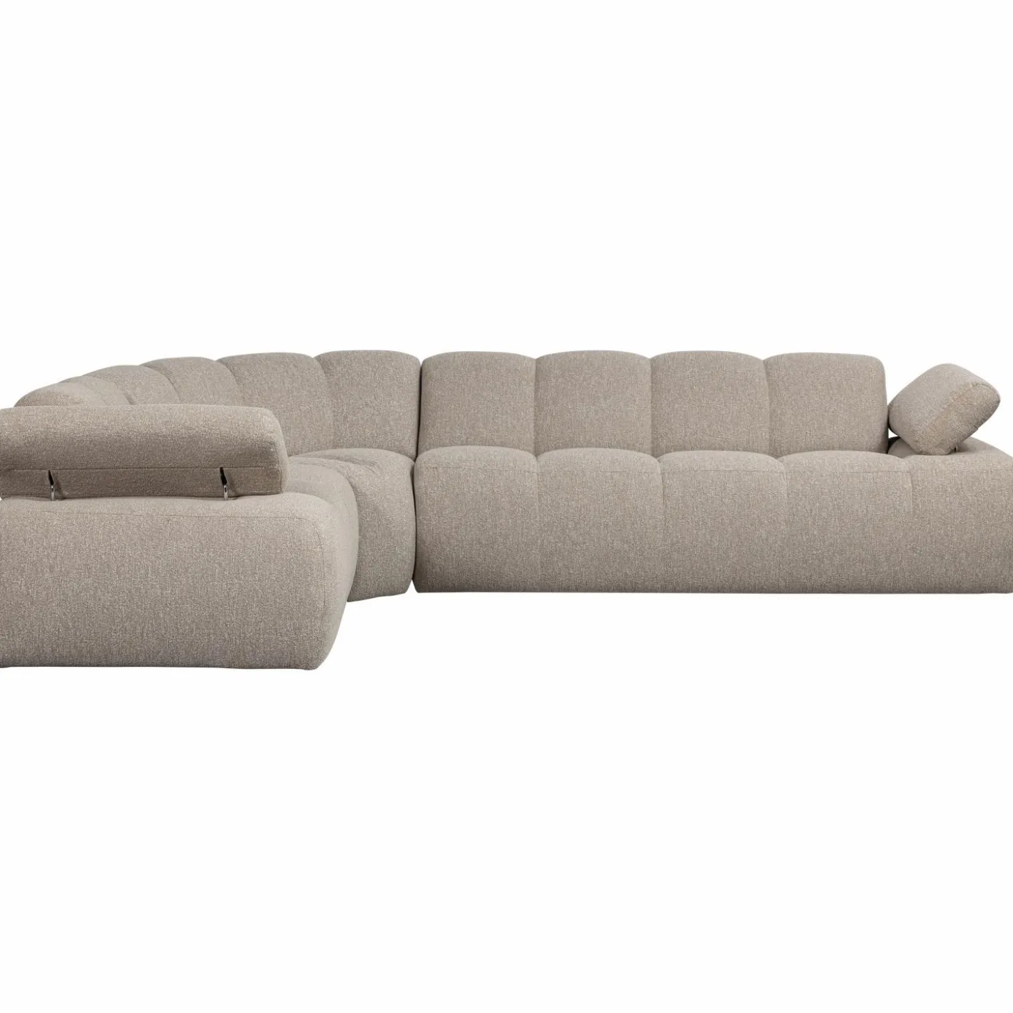 mojo-hoekbank-links-boucl-beig-EykfKlLg-2.webp Clearance WOOOD Mojo Hoekbank Links Bouclé Beige Melange