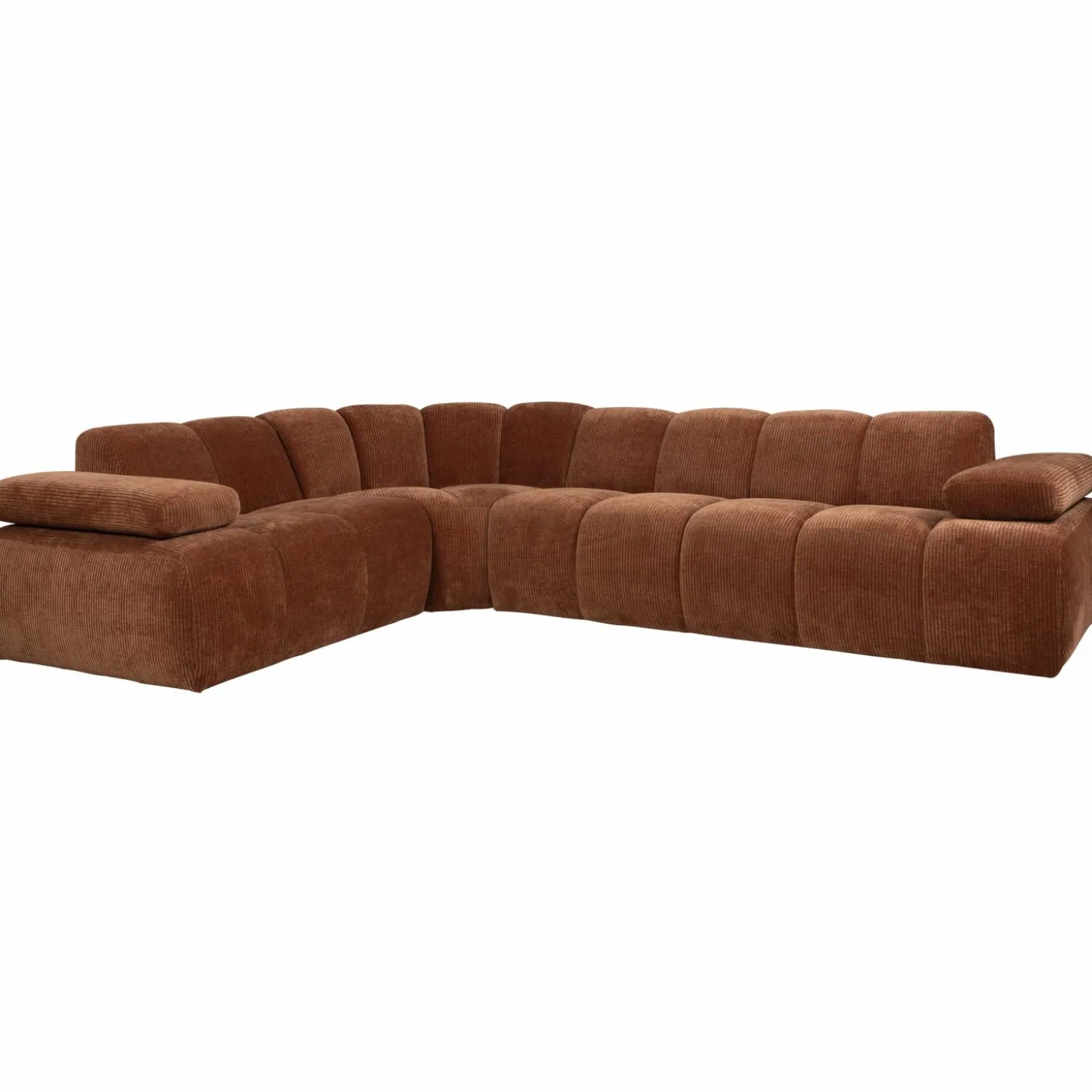 mojo-hoekbank-links-ribstof-ro-XXKlvtUy-0.webp Sale WOOOD Mojo Hoekbank Links Ribstof Roestbruin