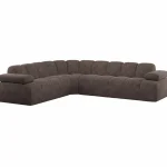 Hot WOOOD Mojo Hoekbank Links Wollig Bruin