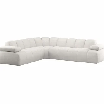 Sale WOOOD Mojo Hoekbank Links Wollig Ecru