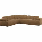 Fashion WOOOD Mojo Hoekbank Links Wollig Honinggeel