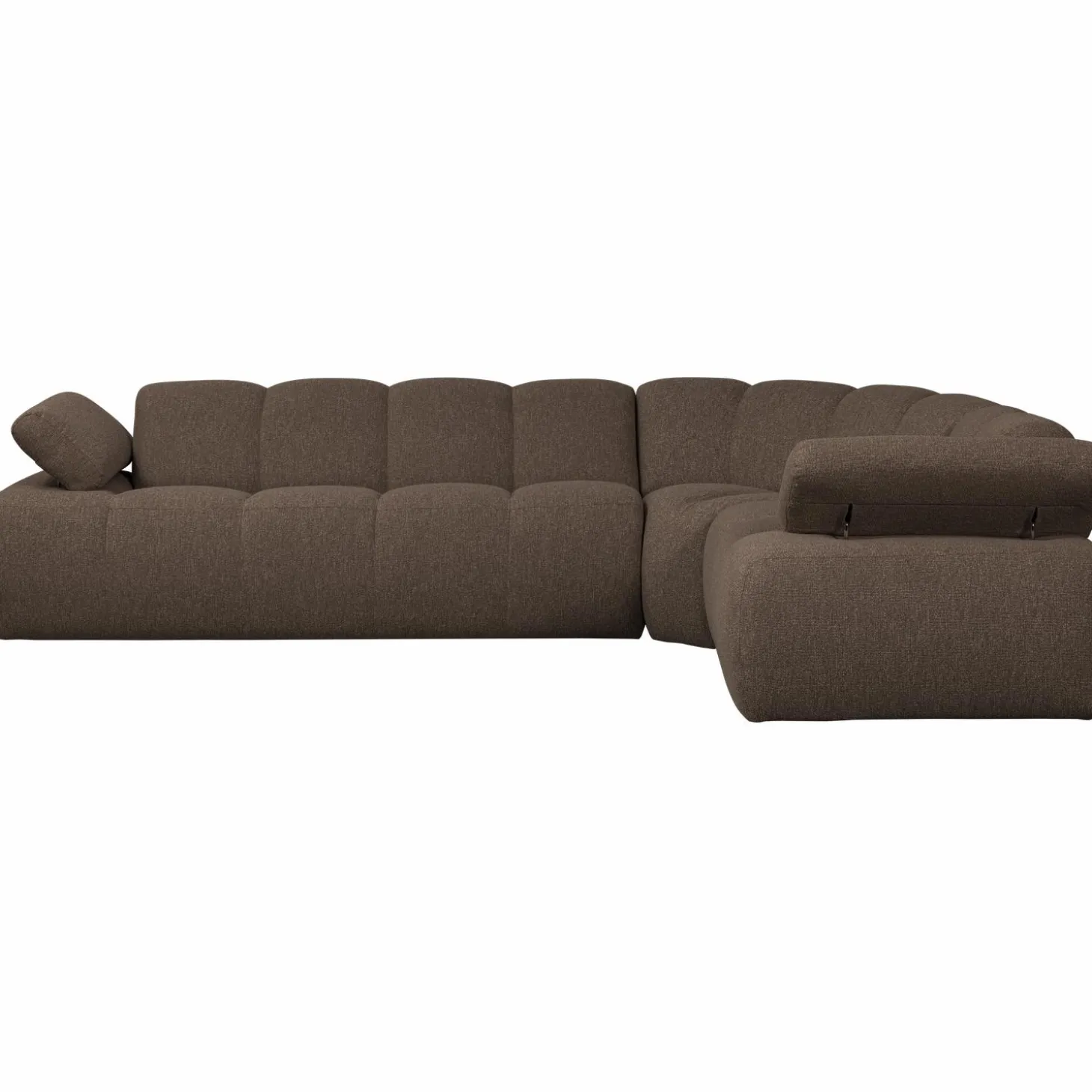 mojo-hoekbank-rechts-boucl-bru-XLhdosxU-2.webp Discount WOOOD Mojo Hoekbank Rechts Bouclé Bruin Melange