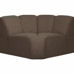 New WOOOD Mojo Hoekelement Bouclé Bruin Melange