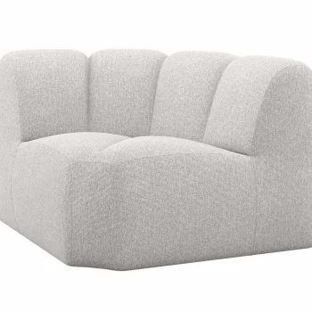 Best WOOOD Mojo Hoekelement Bouclé Ecru Melange