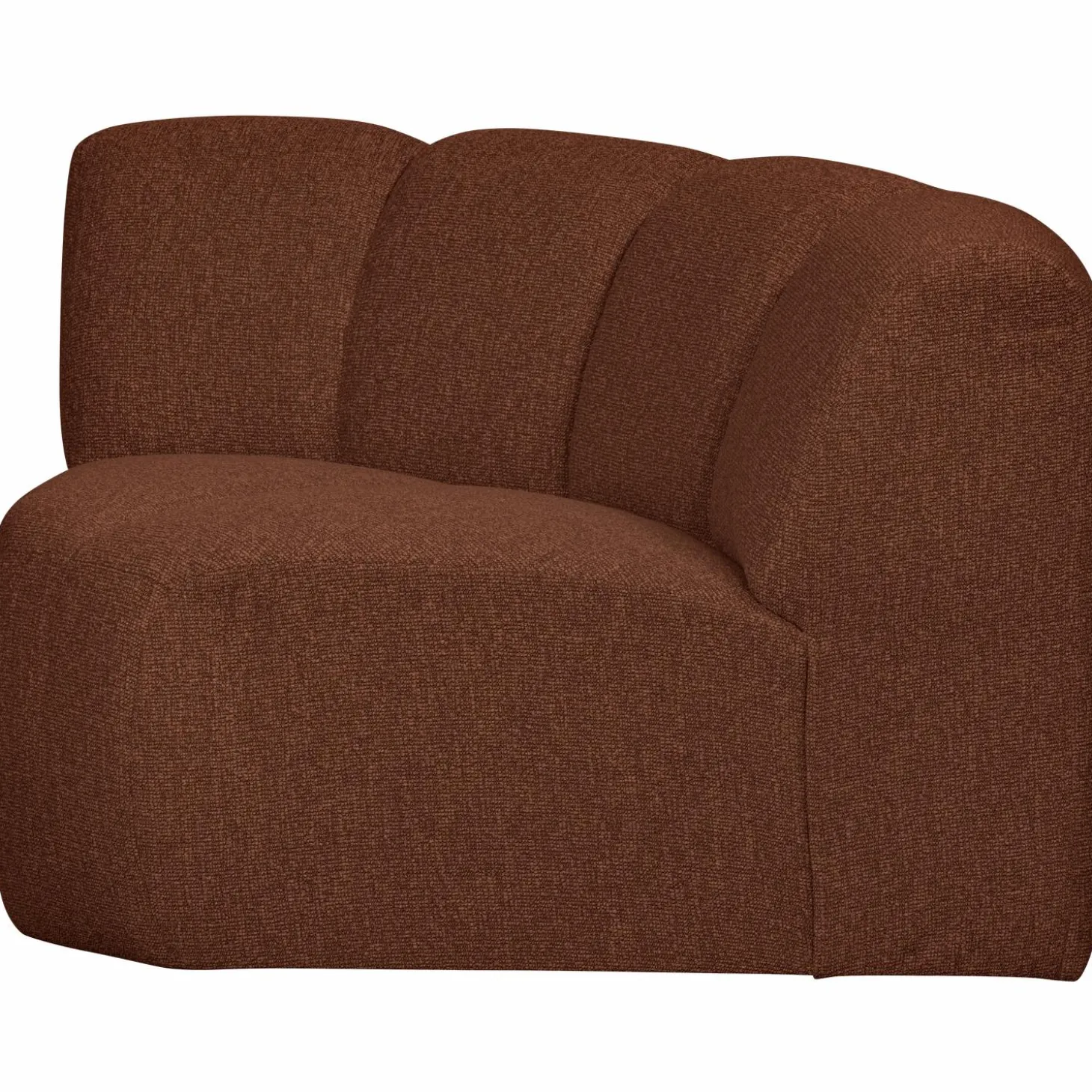 mojo-hoekelement-boucl-roestbr-GwOetTFk-1.webp Sale WOOOD Mojo Hoekelement Bouclé Roestbruin Melange